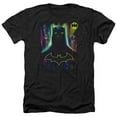 thumbnail image 1 of Batman & Knight Lights-Adult Heather T-Shirt, Black - 3X, 1 of 1