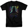 thumbnail image 1 of Batman Knight Lights S/S Adult 18/1 T-Shirt Black, 1 of 1
