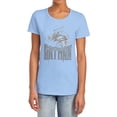 thumbnail image 1 of Batman Knight Sketch Women's T Shirt, Light Blue, Small, 1 of 6