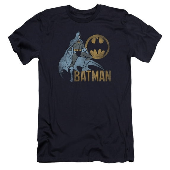 Batman - Knight Watch - Premium Slim Fit Short Sleeve Shirt - Large