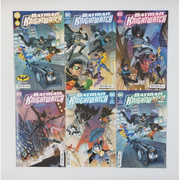 Batman: Knightwatch #1-5 VF/NM complete series Bat-Tech Special ; DC (AB28)
