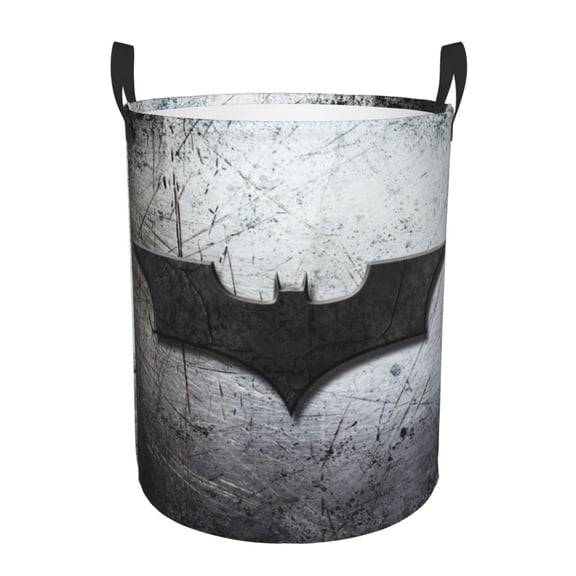 Batman Large Laundry Basket With Handle, Collapsible Laundry Hamper, Dirty Clothes Storage Basket For Living Room, Bathroom, Bedroom, College Dorm
