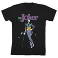thumbnail image 1 of Batman Laughing Joker Toddler Boy's Black T-shirt-2T, 1 of 2