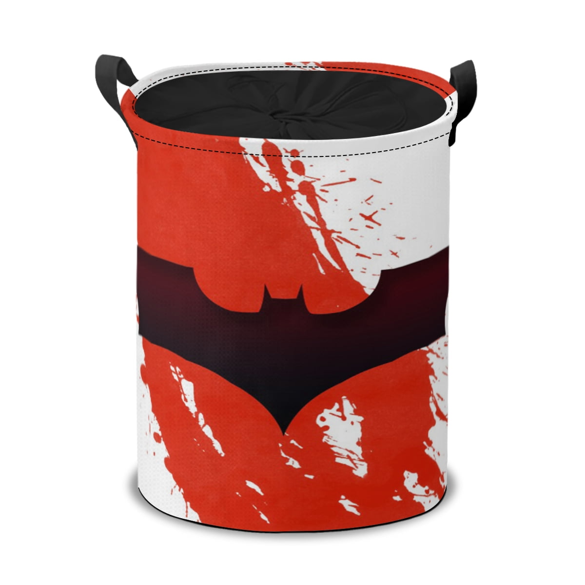 Batman Laundry Basket with Handle Cartoon Animal Laundry Basket Toy Storage Box Foldable Bucket Laundry Bucket Dirty Clothes Bag Suitable for Family Bathroom Bedroom Dormitory