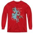 thumbnail image 1 of Batman - Lean And Muscular - Youth Long Sleeve Shirt - Medium, 1 of 2