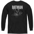thumbnail image 1 of Batman Light Blueline Kids Long Sleeve T Shirt (Medium) for Youth Boys and Girls, Black, 1 of 4