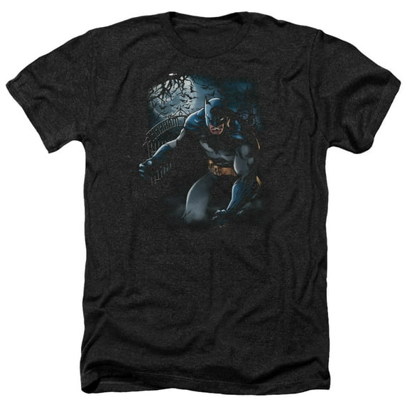 Batman - Light Of The Moon - Heather Short Sleeve Shirt - Large