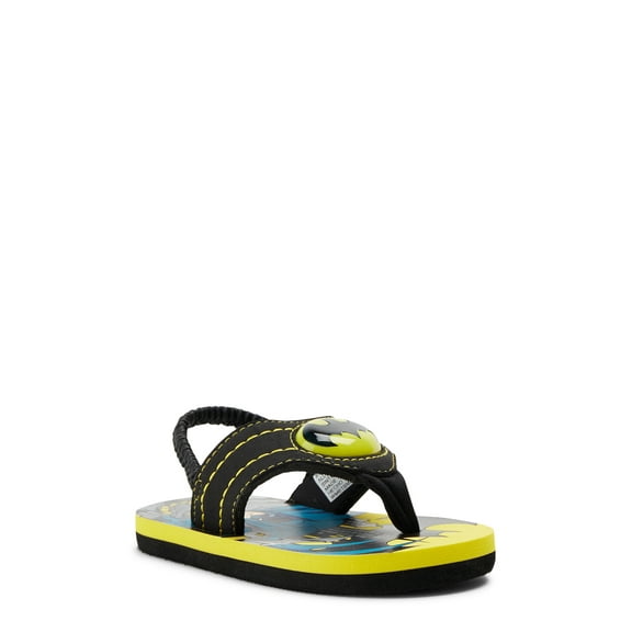 Batman Light Up Beach Flip Flop (Toddler Boys)