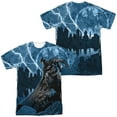 thumbnail image 1 of Batman Lightning Strikes Unisex Adult Sublimated Costume T Shirt (Front/Back), Medium Multicolor, 1 of 2