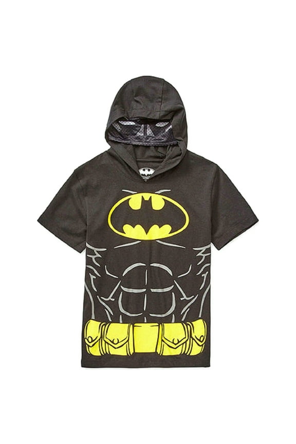Little Boy's T-Shirt with Masked Hood - XS (6-7)