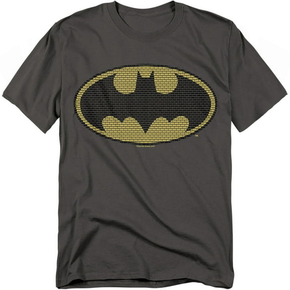 Batman Little Logos Mens Short Sleeve Shirt