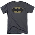 thumbnail image 1 of Batman-Little Logos - Short Sleeve Adult 18-1 Tee - Charcoal, 3X, 1 of 1