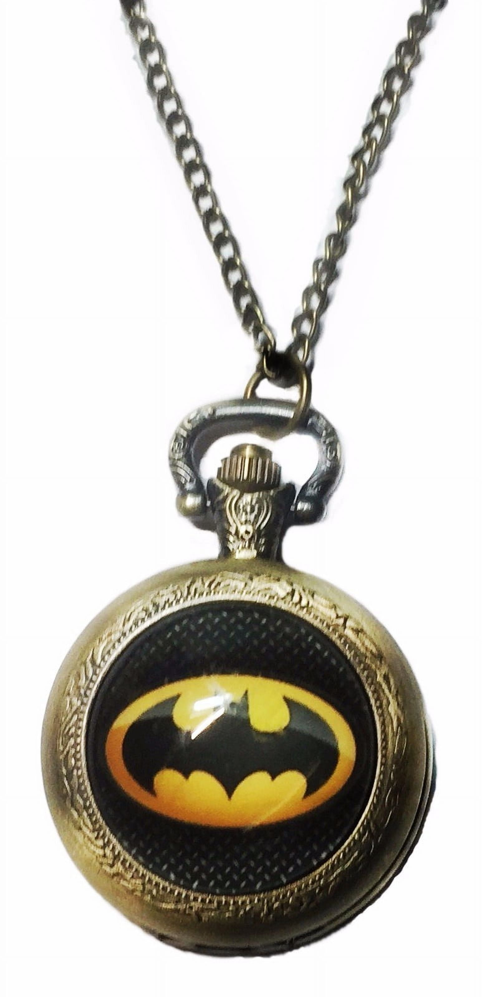 Batman Logo Bronze Finish Pocket Watch - Walmart.com