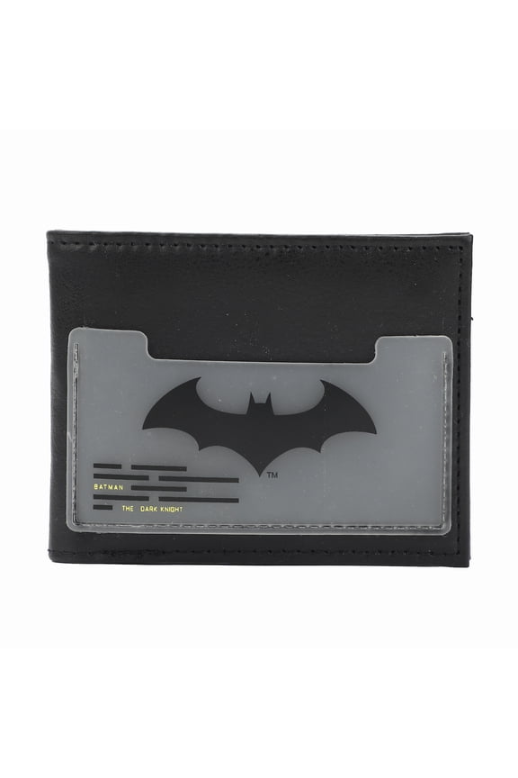 Batman Logo Men's Black Bifold Wallet