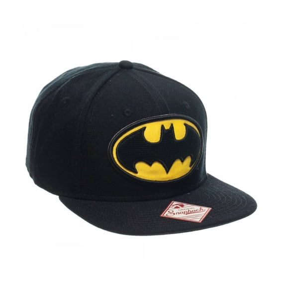 DC Comics Batman Classic Embroidered Logo Snapback Baseball Cap