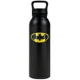 thumbnail image 1 of Batman - Logo Official Batman Classic Logo 24 oz Insulated Canteen Water Bottle, Leak Resistant, Vacuum Insulated Stainless Steel with Loop Cap, Black, 1 of 1