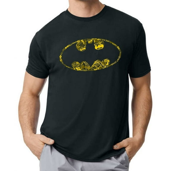Batman Logo Performance Gym Shirt-Medium