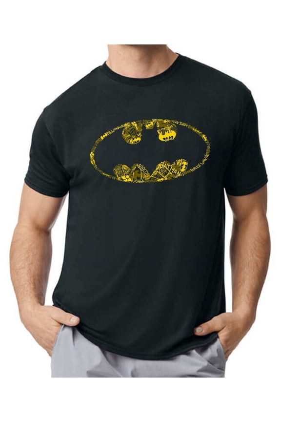 Batman Logo Performance Gym Shirt-Medium