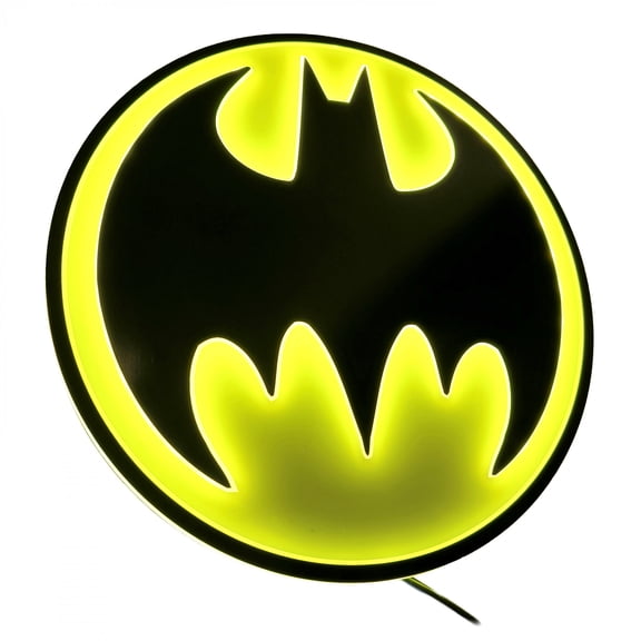 Batman Logo Table Lamp Or Mountable Wall Art With Dimmer