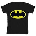 thumbnail image 1 of Batman Logo Toddler Toddler Boy's Black T-shirt-4T, 1 of 5