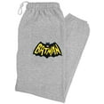 thumbnail image 1 of Batman Logo Unisex Jogger Sweatpants for Men and Women, Athletic Heather, 2X-Large, 1 of 1