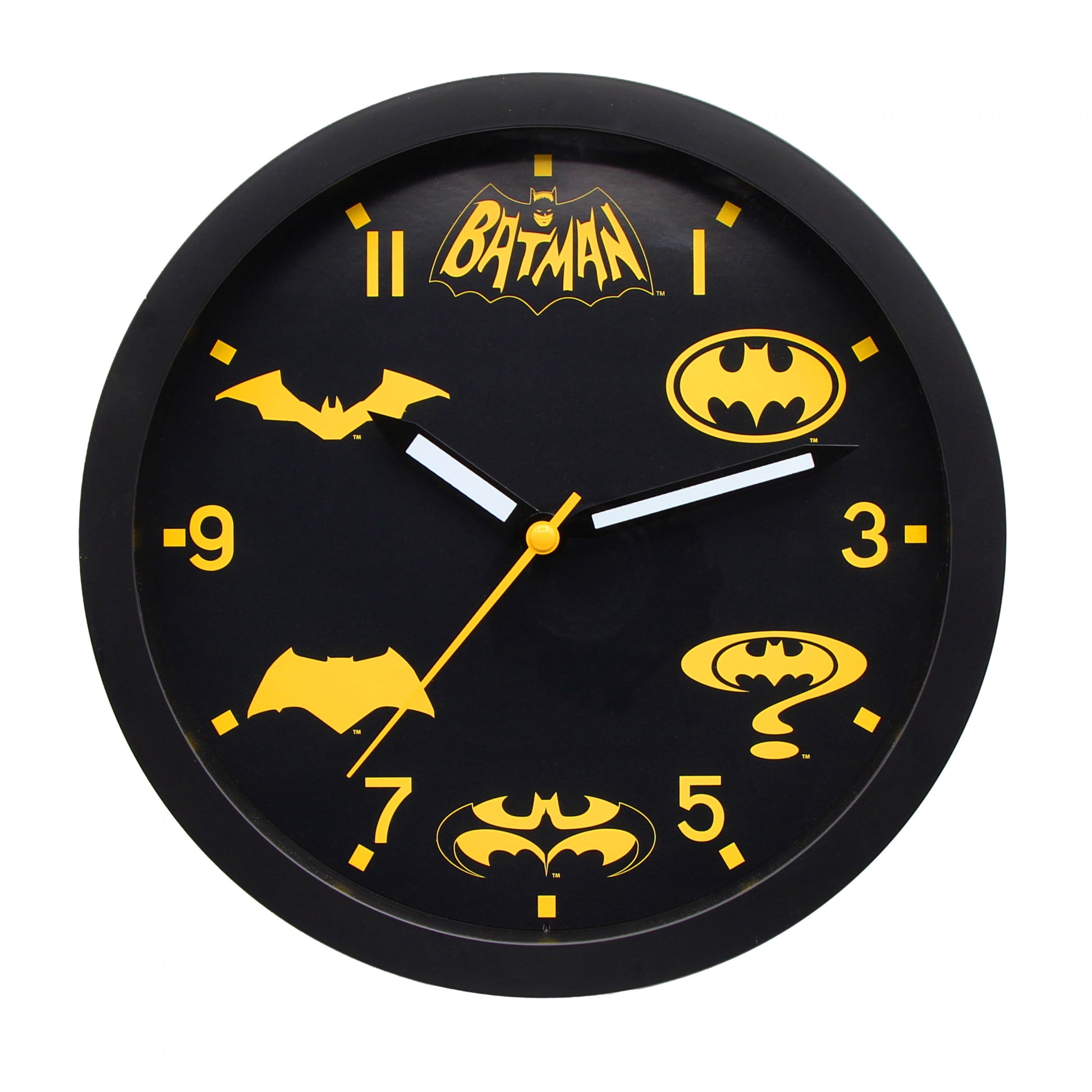 Batman Logos Through The Years 10 Analog Wall Clock - Walmart.com
