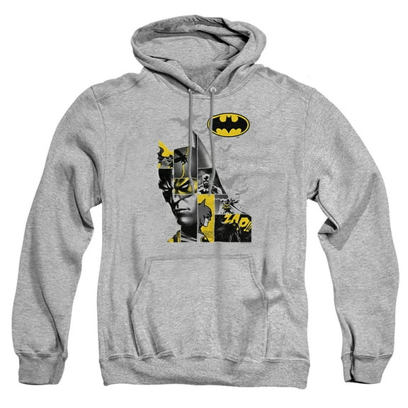 Batman Long Live Unisex Adult Pull-Over Heather Hoodie, X-Large, Athletic Heather