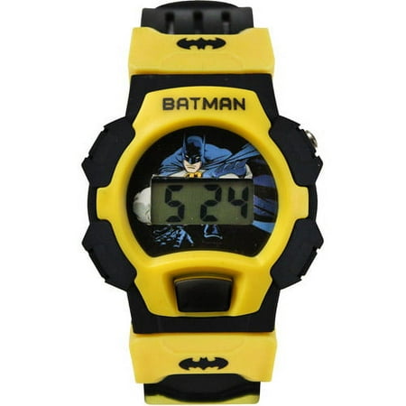 Batman Male Child' Sport Watch, Yellow and Black