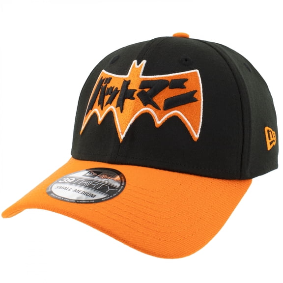 Batman Manga Logo New Era 39Thirty Fitted Hat-Medium/Large