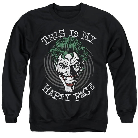 Batman - Maniacal Spiral - Crewneck Sweatshirt - Small
