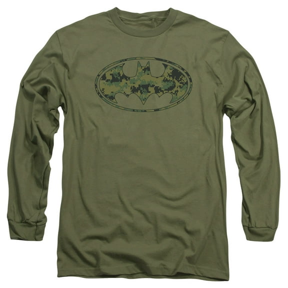 Batman - Marine Camo Shield - Long Sleeve Shirt - Large