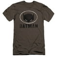 thumbnail image 1 of Batman Mask In Oval Premium Canvas T-Shirt Adult Slim Fit 30/1-Charcoal, 1 of 1
