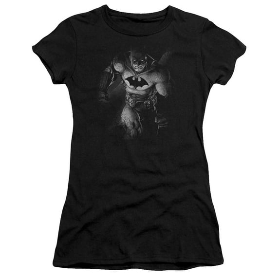 Batman Materialized S/S Junior Women's T-Shirt Sheer Black