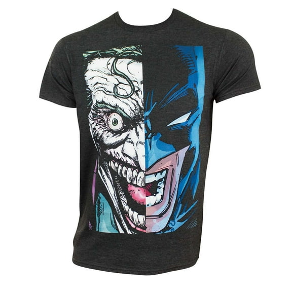 Batman Men's Black Joker Fusion T-Shirt-Medium