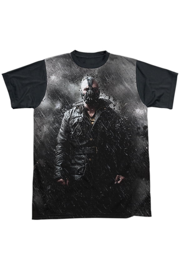 Batman Men's Bane In Rain Sublimation T-shirt White