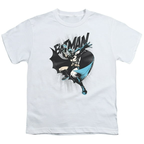 Batman Men's  Batarang Throw T-shirt White