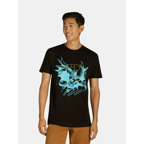 Batman Men's & Big Men's Character Graphic Tee Shirt, Sizes S-3XL