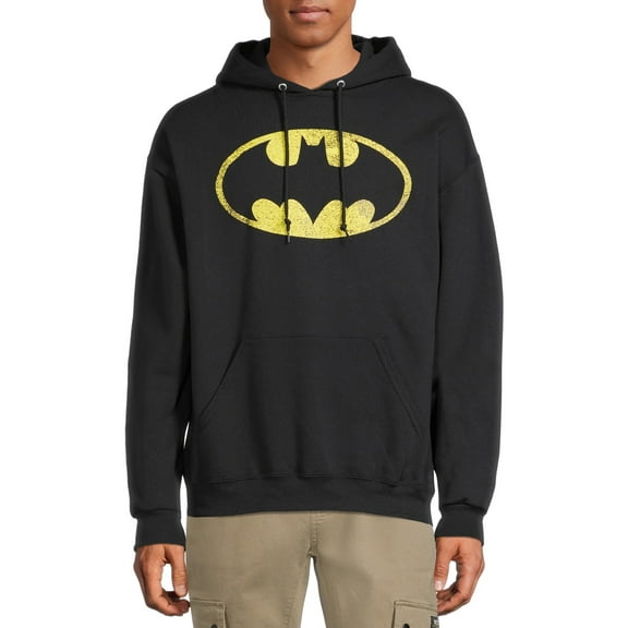 Batman Men's & Big Men's Logo Graphic Hoodie Sweatshirt, Sizes S-3XL