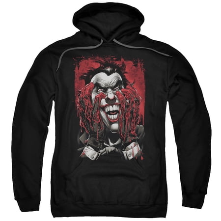 Batman Men's Blood In Hands Hooded Sweatshirt X-Large Black
