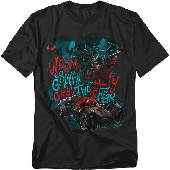 Batman Arkham Knight T-Shirt City of Fear Unisex Graphic Tee For Men & Women