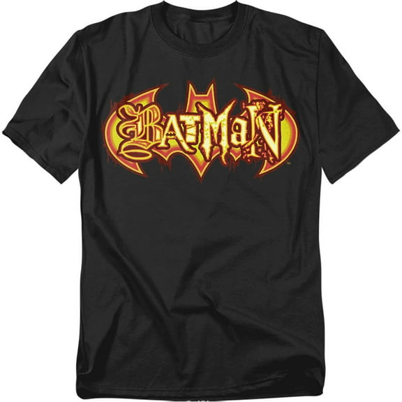 Batman T-Shirt Fiery Shield Unisex Graphic Tee For Men & Women