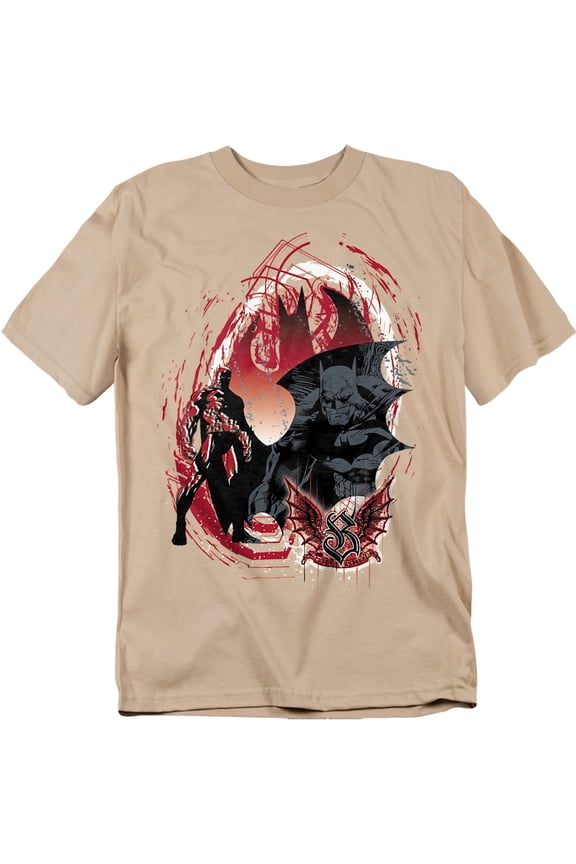 Batman T-Shirt Gothic Scrawl Unisex Graphic Tee For Men & Women