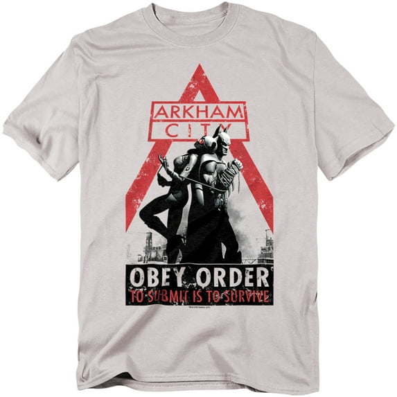 Arkham City T-Shirt Obey Order Unisex Graphic Tee For Men & Women