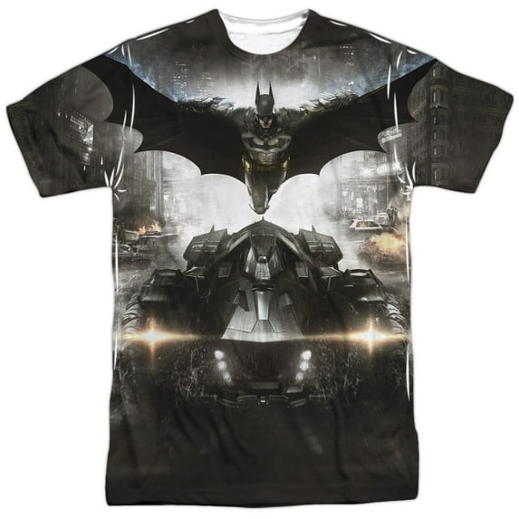 Batman Men's Poster Sublimation T-shirt X-Large White