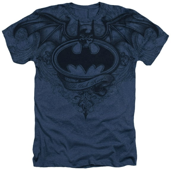 Batman Men's Sublimation Winged Logo T-shirt Blue