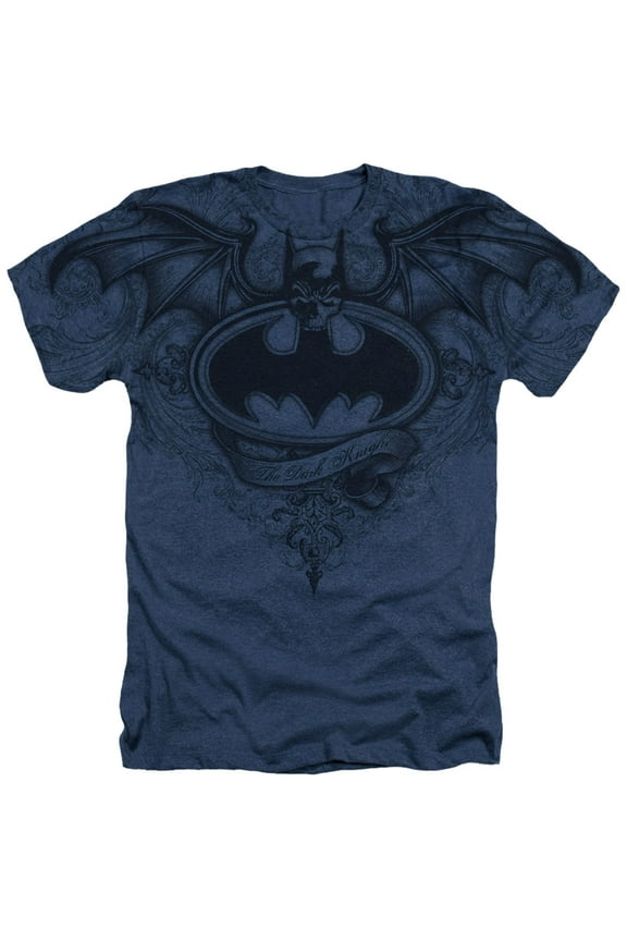 Batman Men's Sublimation Winged Logo T-shirt Blue