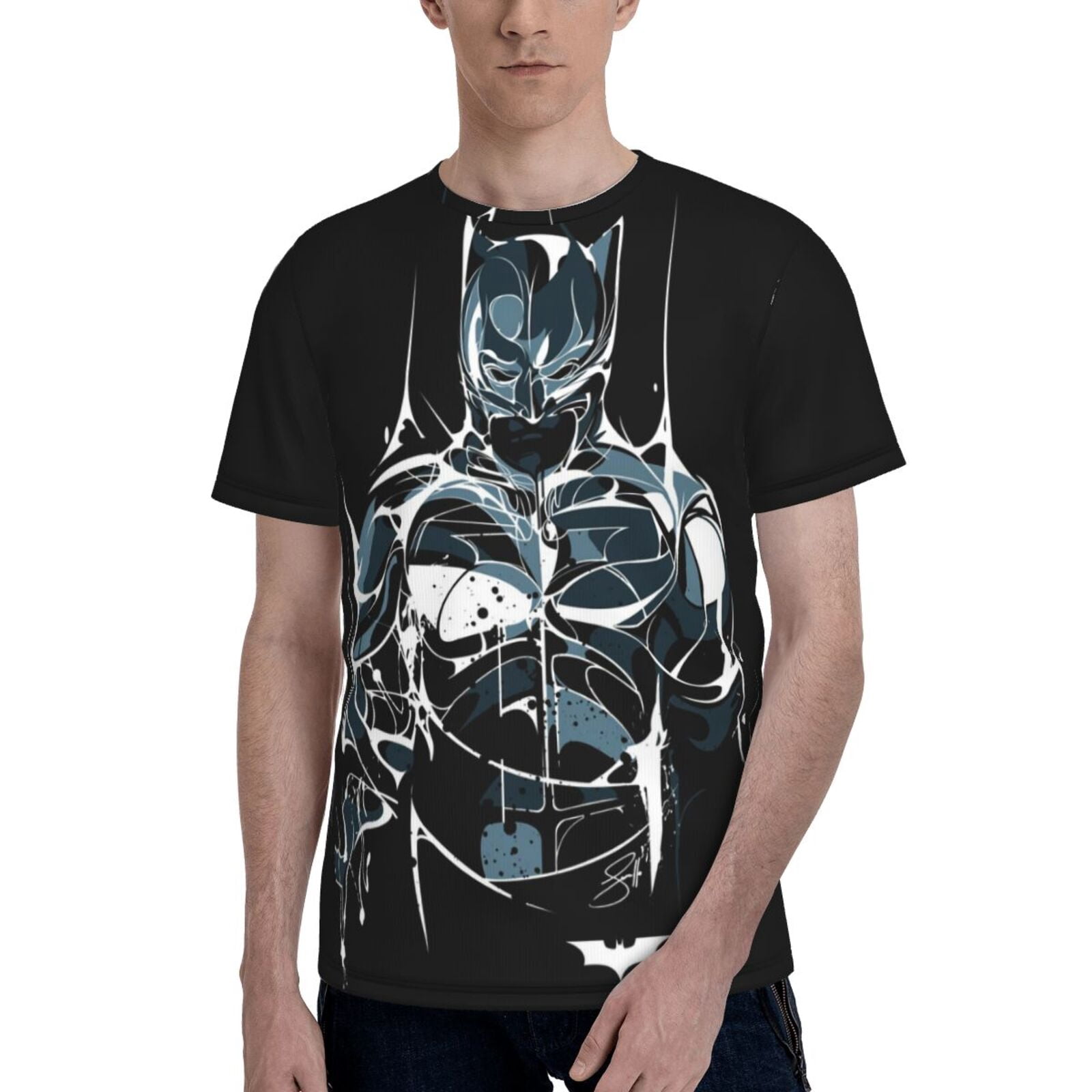 Batman Men's T Shirt 3D Graphic Hip Hop Unisex Tees Tops Casual Stylish ...