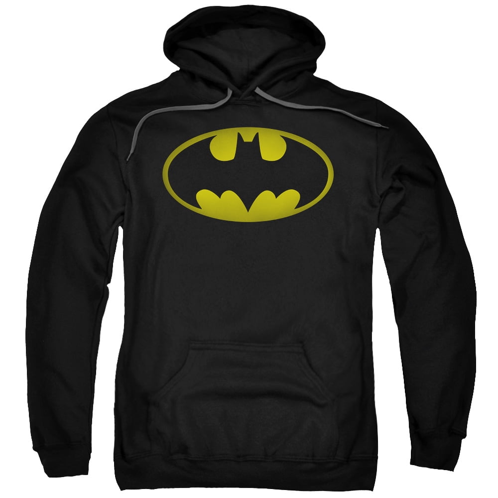 Batman Men's Washed Bat Logo Hooded Sweatshirt XX-Large Black - Walmart.com