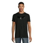 Batman Men's and Big Men's Graphic Tee Shirt Tonal Batman Logo, Sizes S-3XL