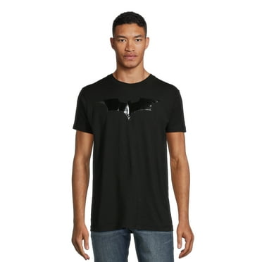 Batman Men's and Big Men's Graphic Tee Shirt Tonal Batman Logo, Sizes S-3XL